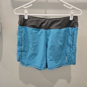 Blue and Gray Athletic Shorts